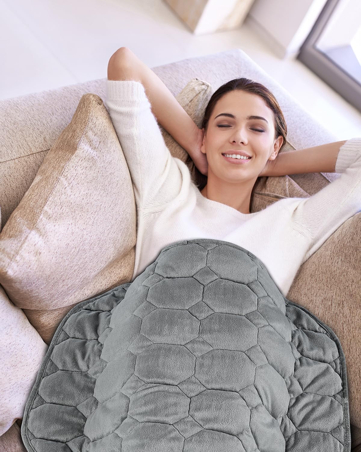 Topblan Weighted Lap Blanket | Grey